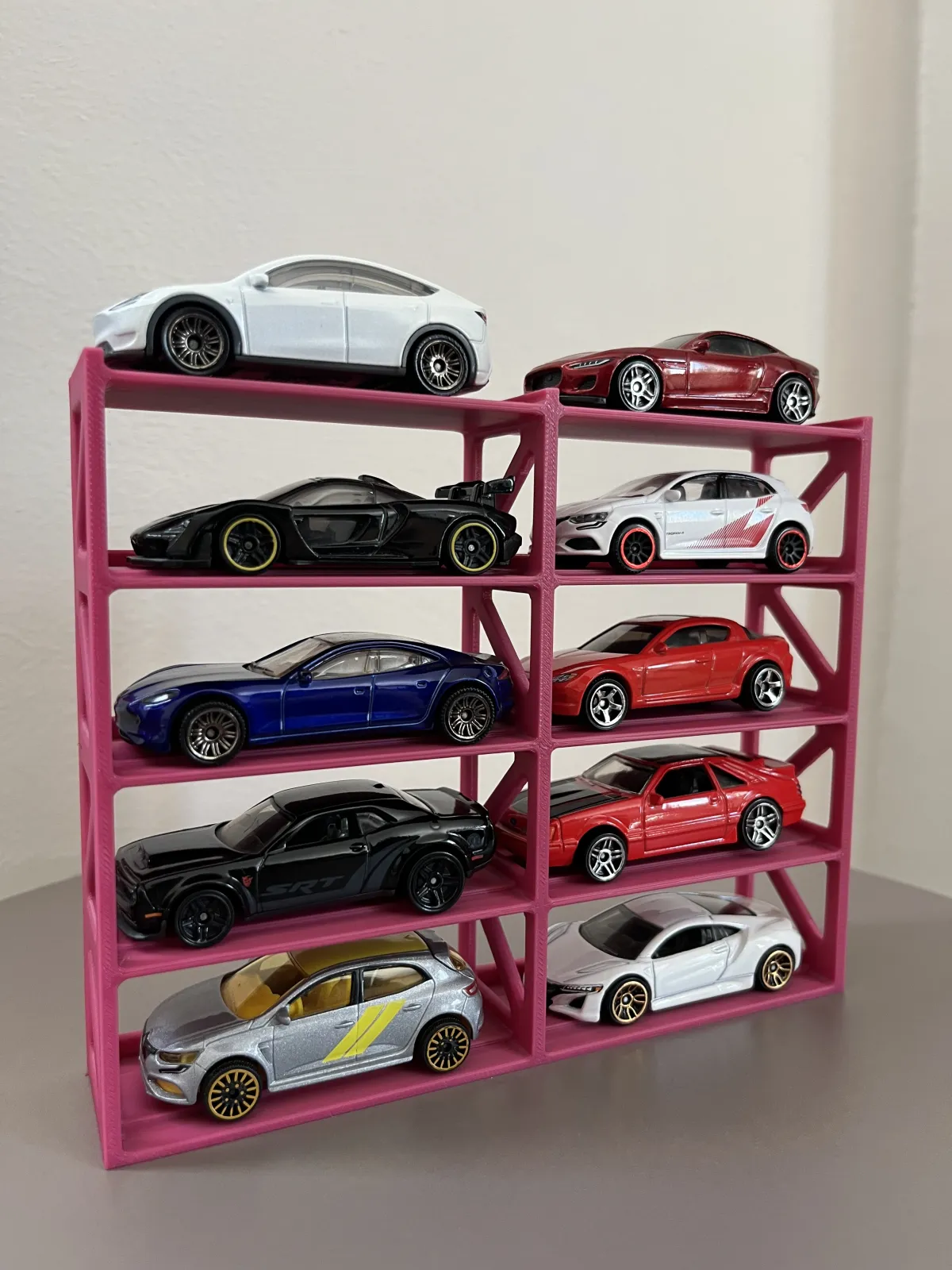 10 Araçlık 1/64 Model Araç Sergileme Standı 2
