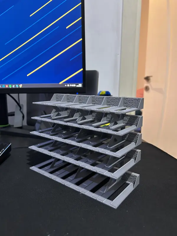 hotwheels 1/64 Ölçek Model Araç Standı 30 Araçlık Koleksiyon Sergileme Rafı 4