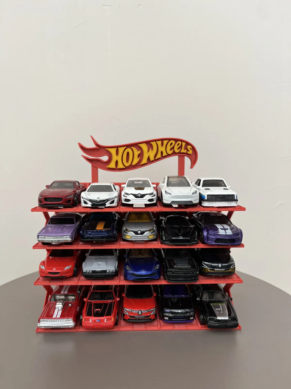 20 Araçlık 1/64 Model Araç Sergileme Standı 1