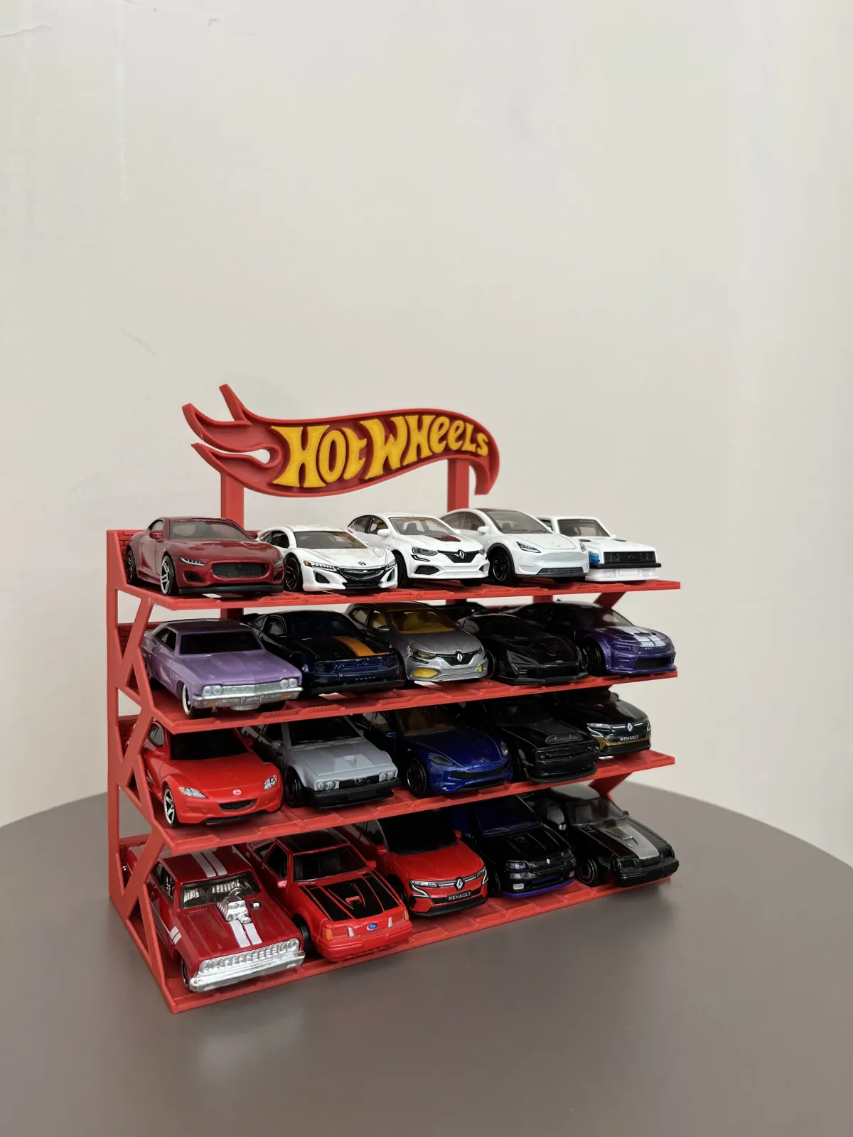 20 Araçlık 1/64 Model Araç Sergileme Standı 2