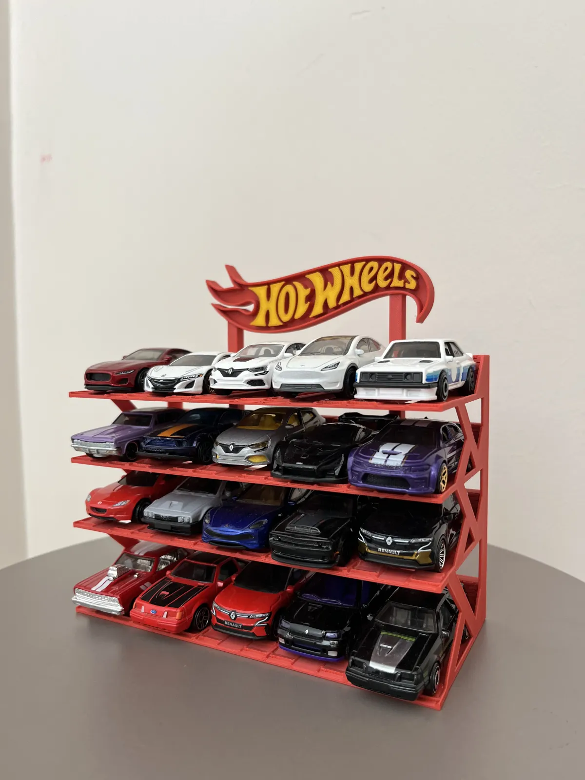 20 Araçlık 1/64 Model Araç Sergileme Standı 3