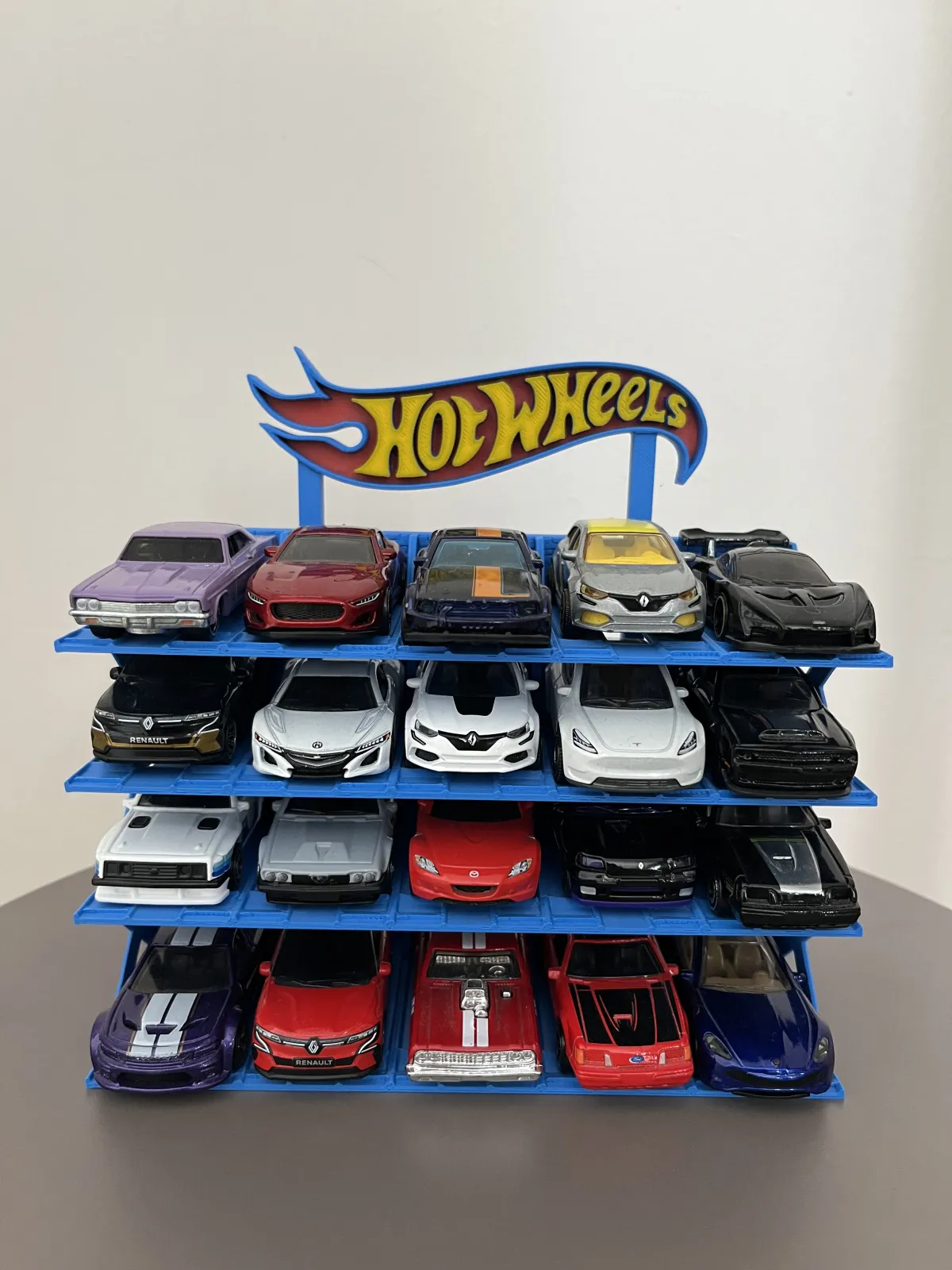 20 Araçlık 1/64 Model Araç Sergileme Standı 1