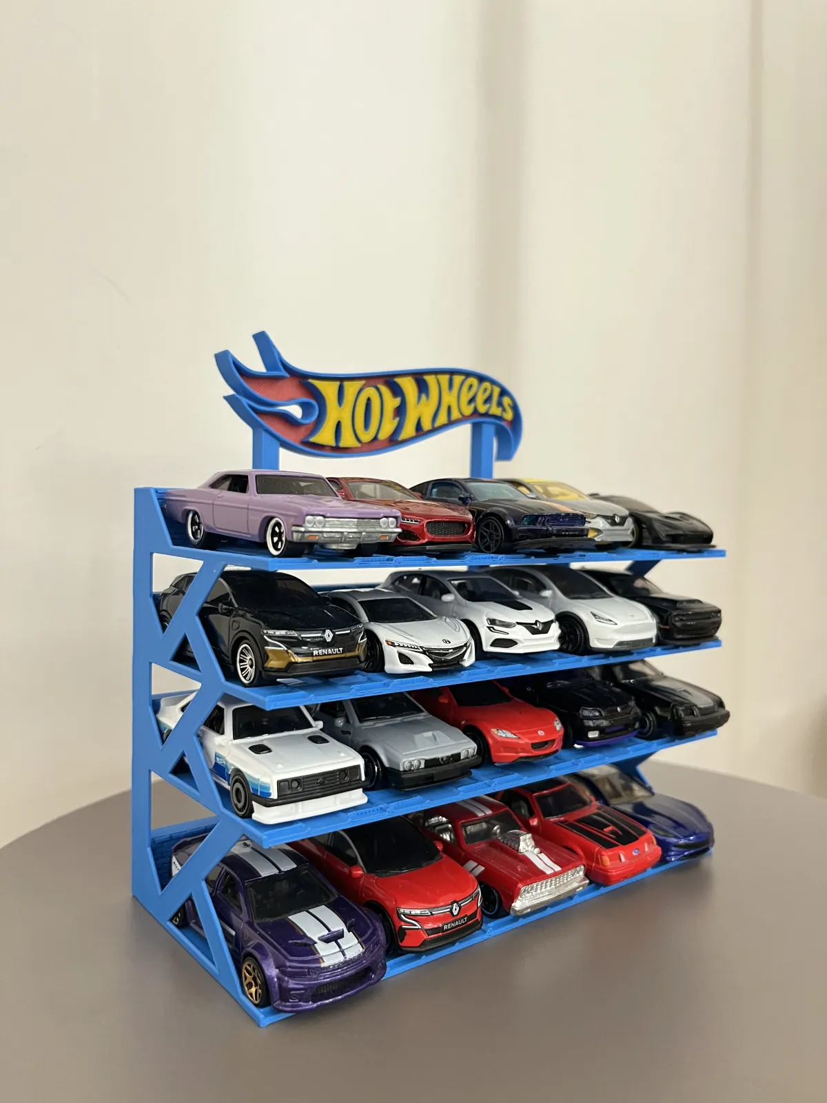 20 Araçlık 1/64 Model Araç Sergileme Standı 2