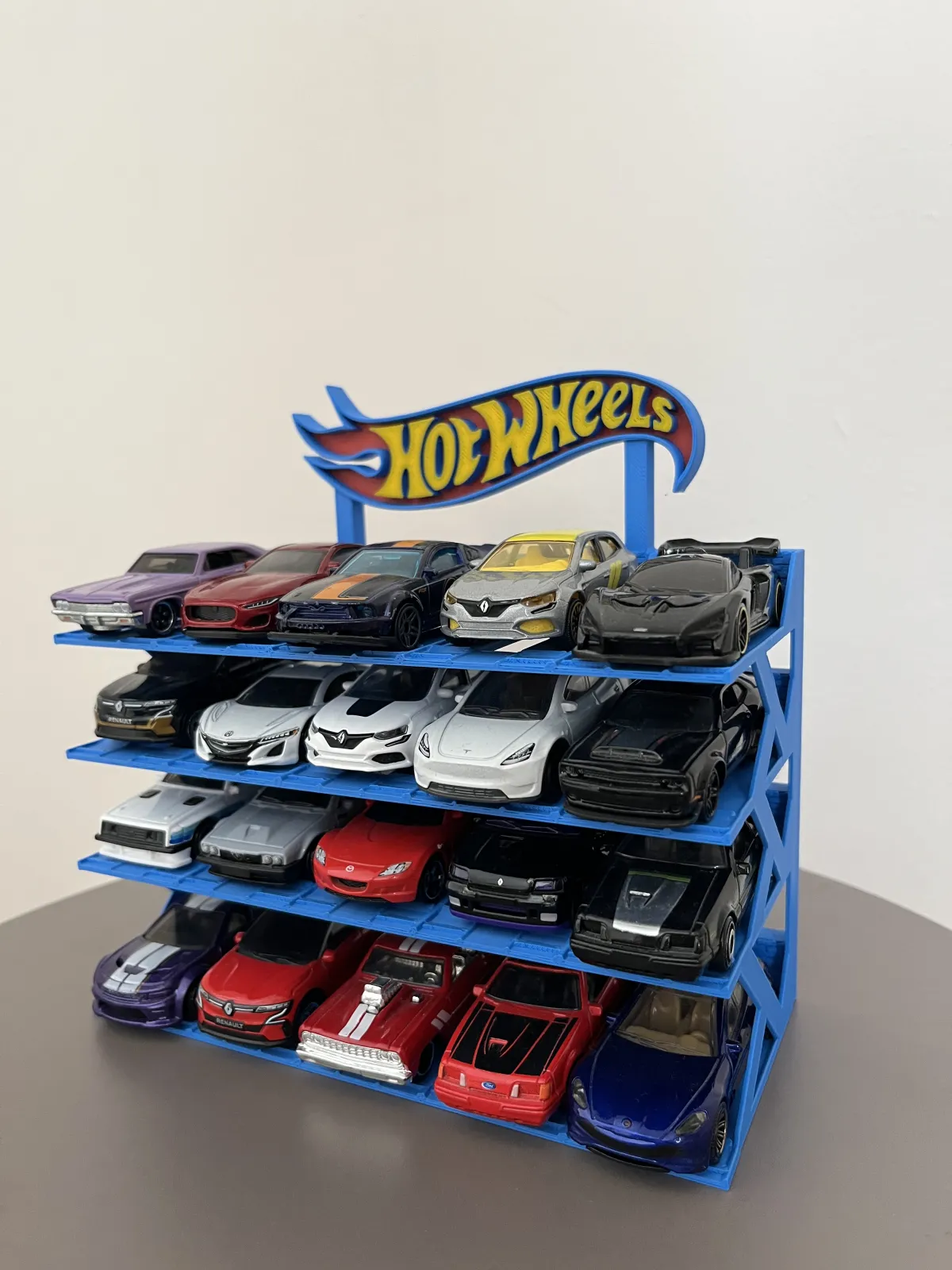 20 Araçlık 1/64 Model Araç Sergileme Standı 3