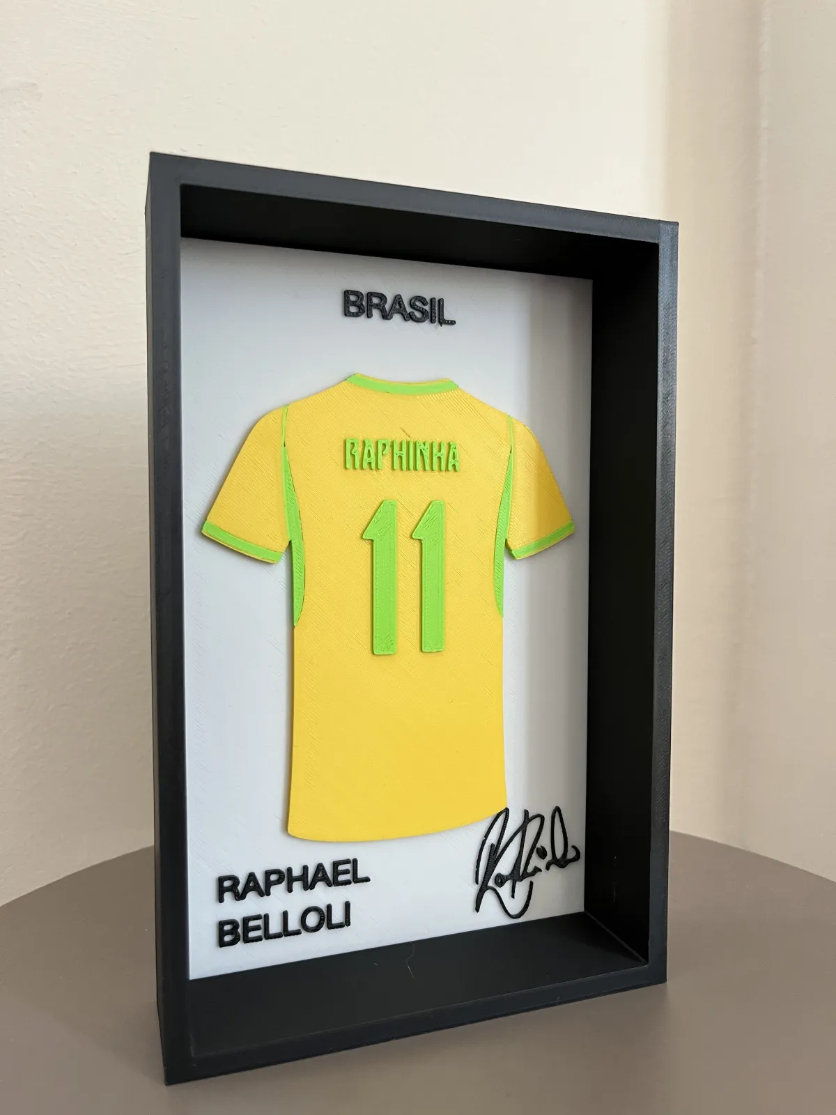Raphael  Belloli 3D Çerçeveli Forma Tablo 2