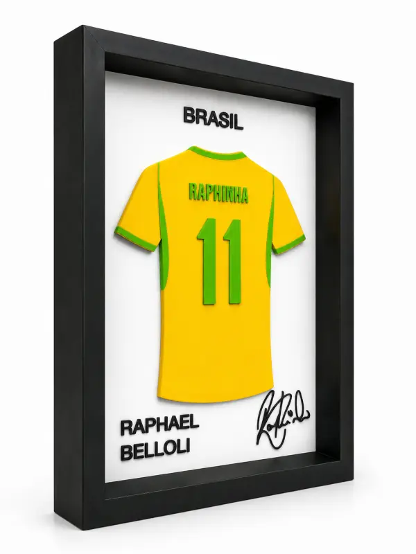 Raphael  Belloli 3D Çerçeveli Forma Tablo 2