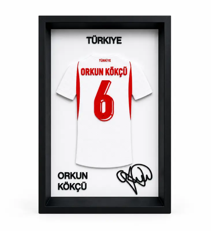 Orkun Kökçü 3D Çerçeveli Forma Tablo - Görsel 1
