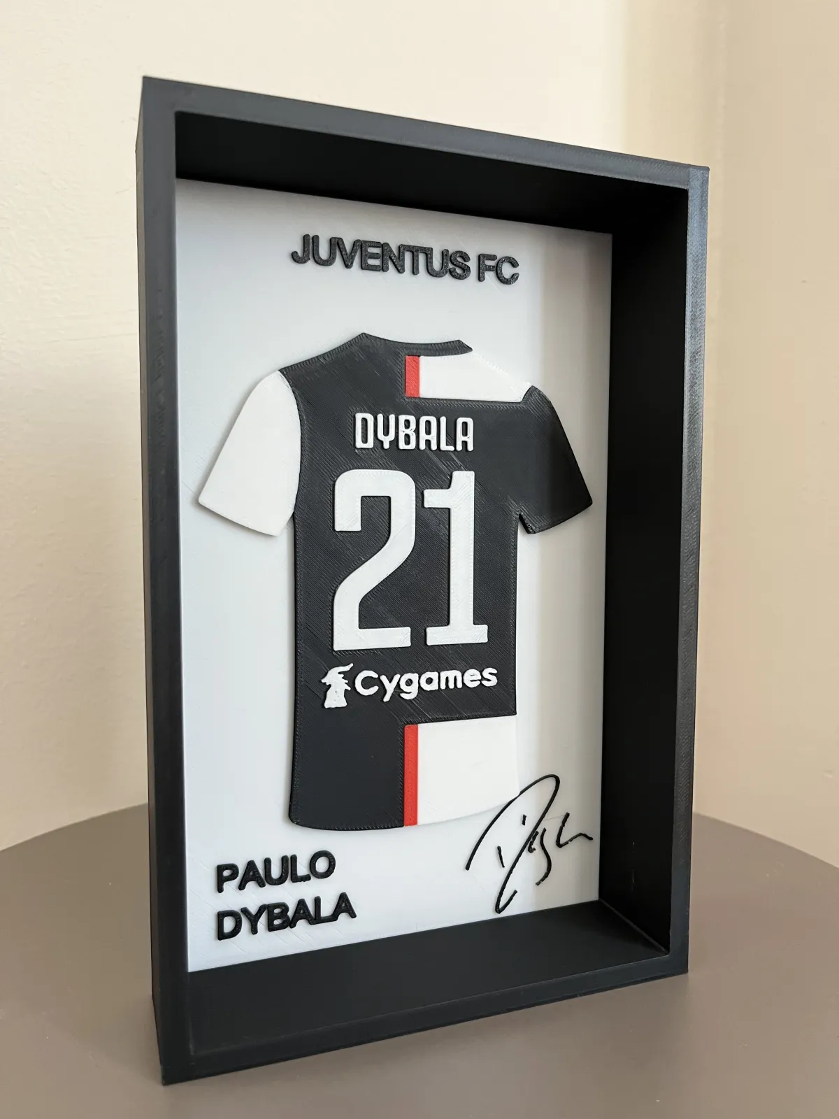 Paulo Dybala 3D Çerçeveli Forma Tablo 2