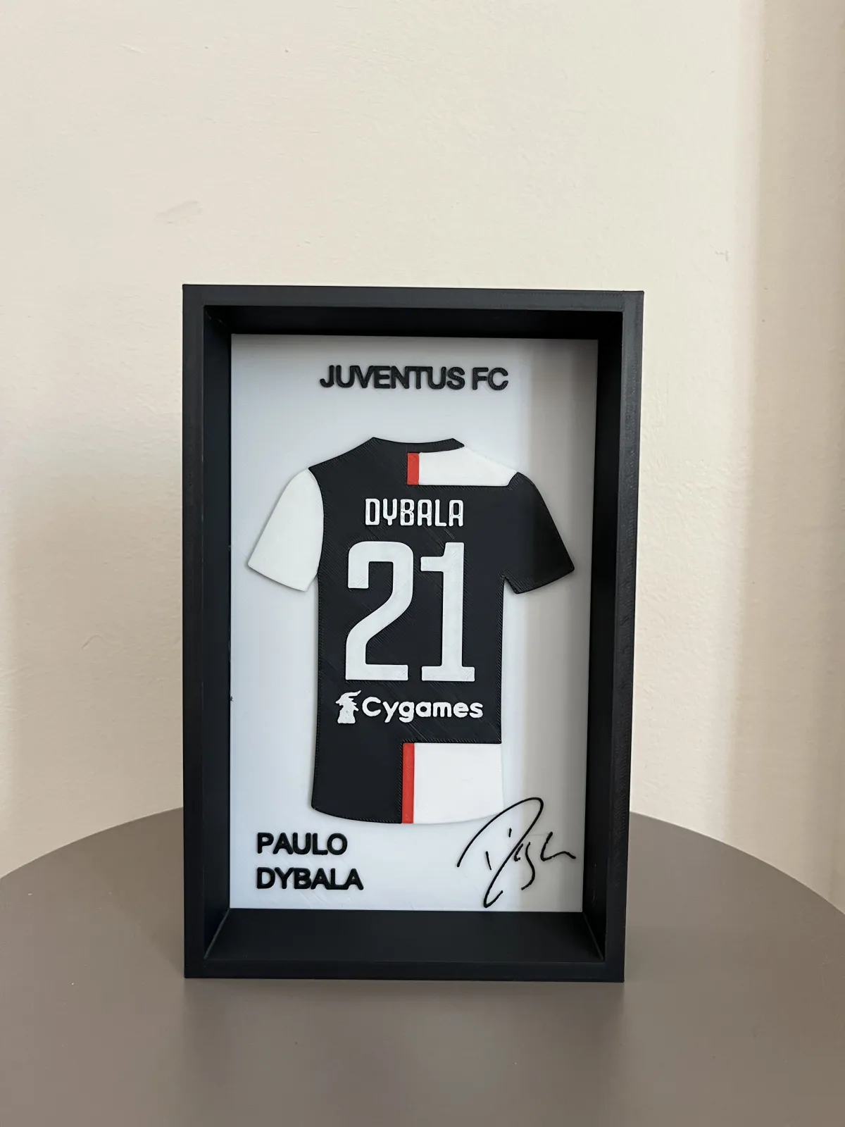 Paulo Dybala 3D Çerçeveli Forma Tablo 4