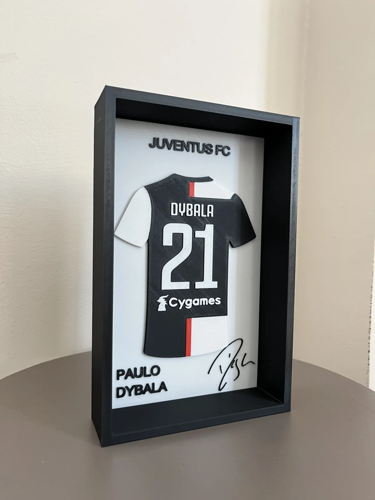 Paulo Dybala 3D Çerçeveli Forma Tablo 5