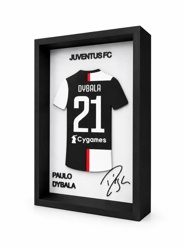 Paulo Dybala 3D Çerçeveli Forma Tablo - Görsel 5