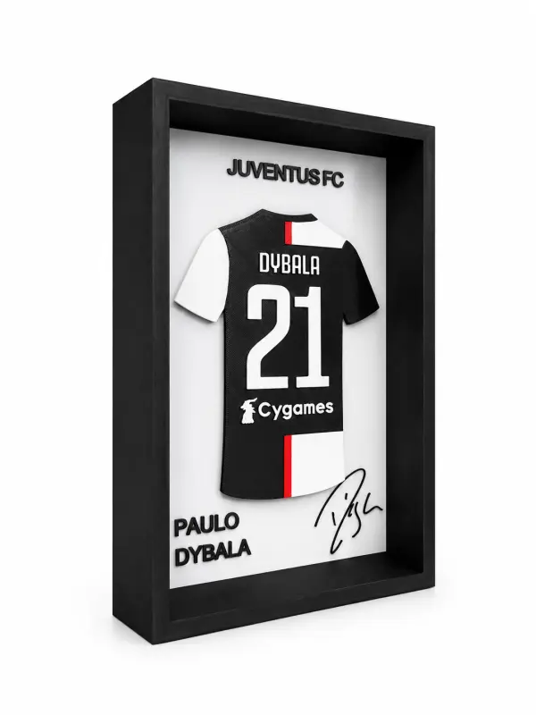 Paulo Dybala 3D Çerçeveli Forma Tablo - Görsel 2