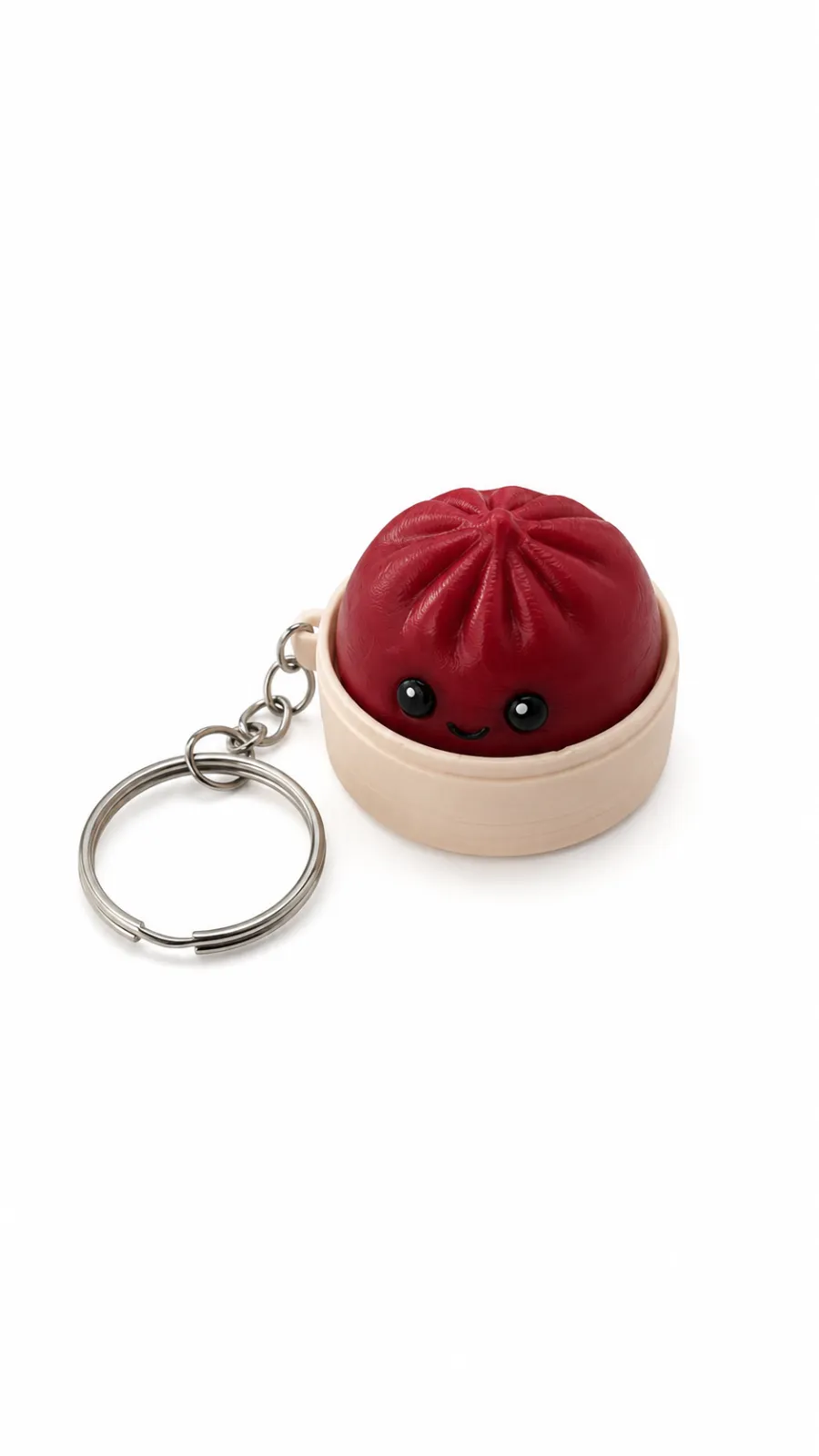 Kawaii Bao Bun Clicker Anahtarlık