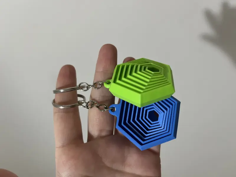 Hexagon Anahtarlık - Görsel 1