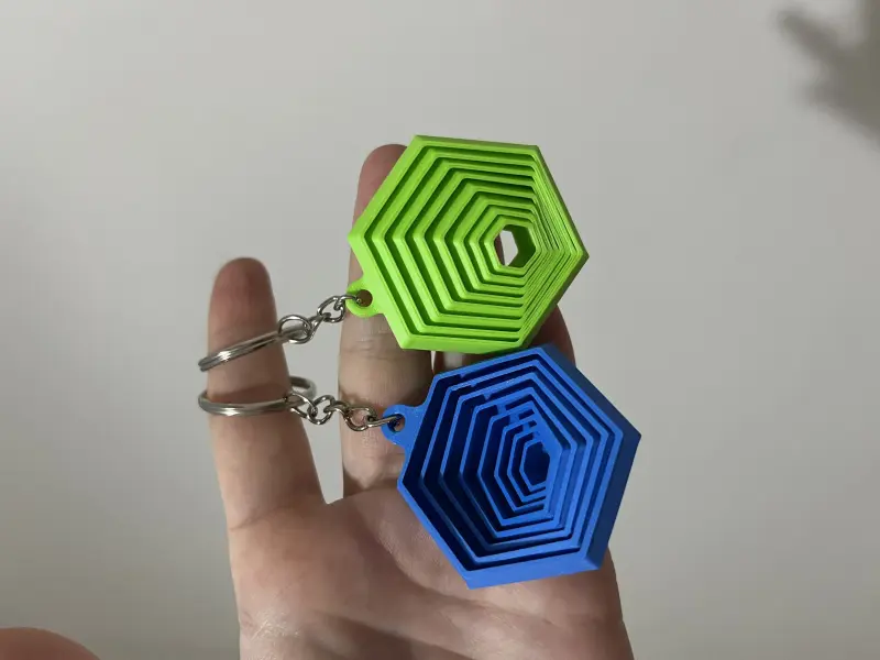 Hexagon Anahtarlık - Görsel 2