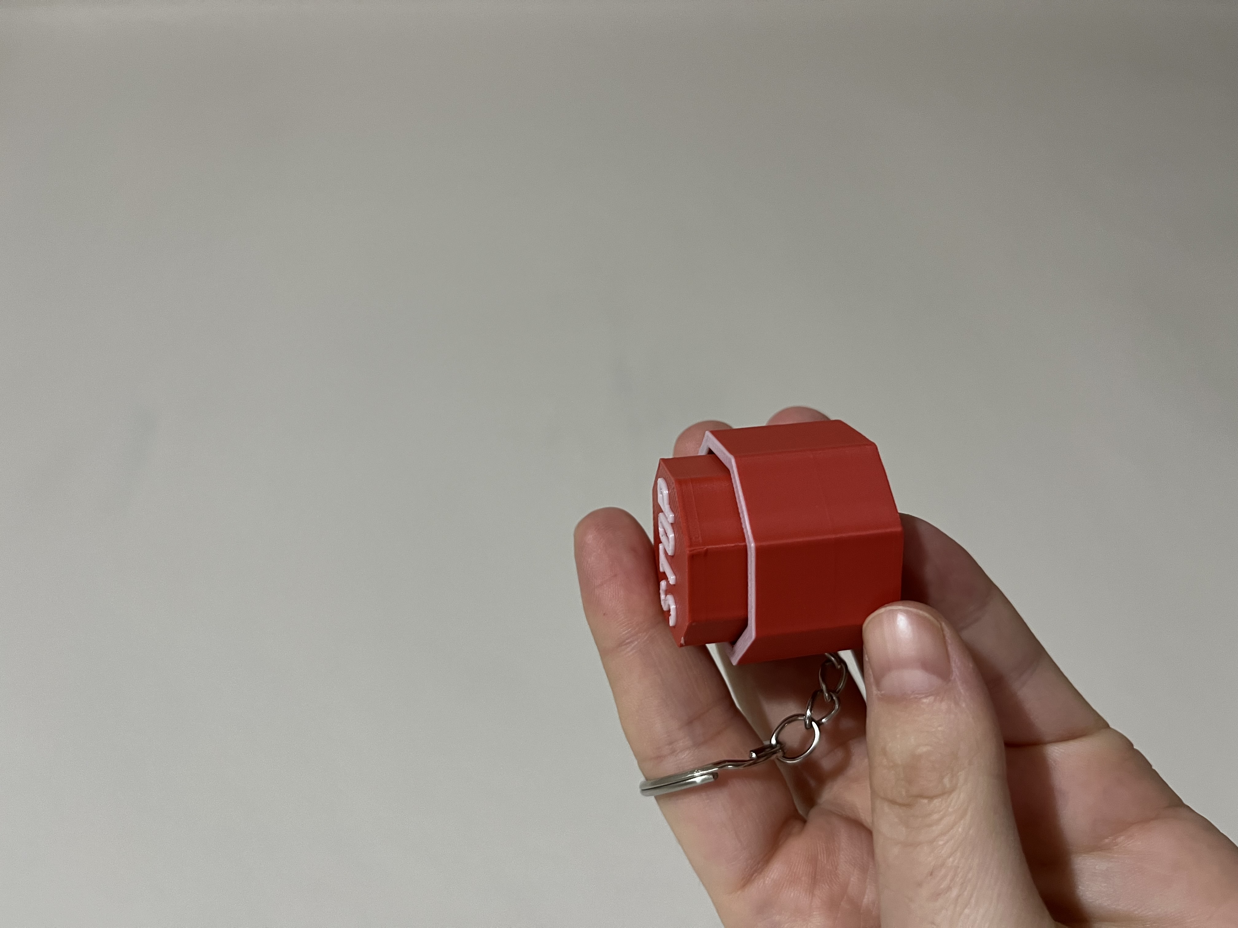 Clickerli Stop Anahtarlık - Görsel 3