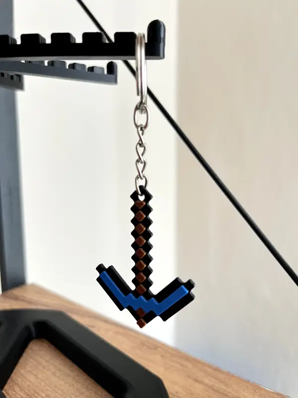 Minecraft Kazma Anahtarlık - Görsel 2