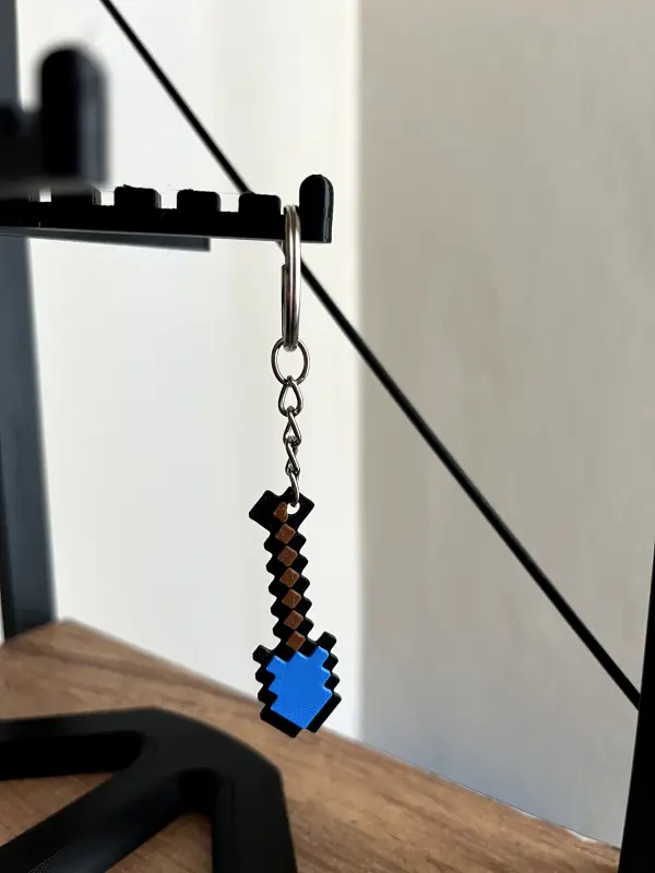 Minecraft Kürek Anahtarlık - Görsel 1