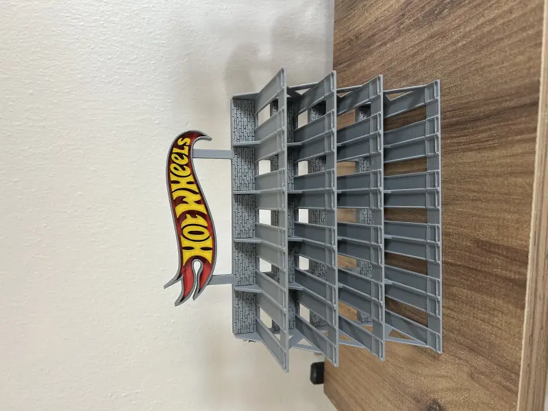 20 Araçlık Hotwheels Stand Gri 2