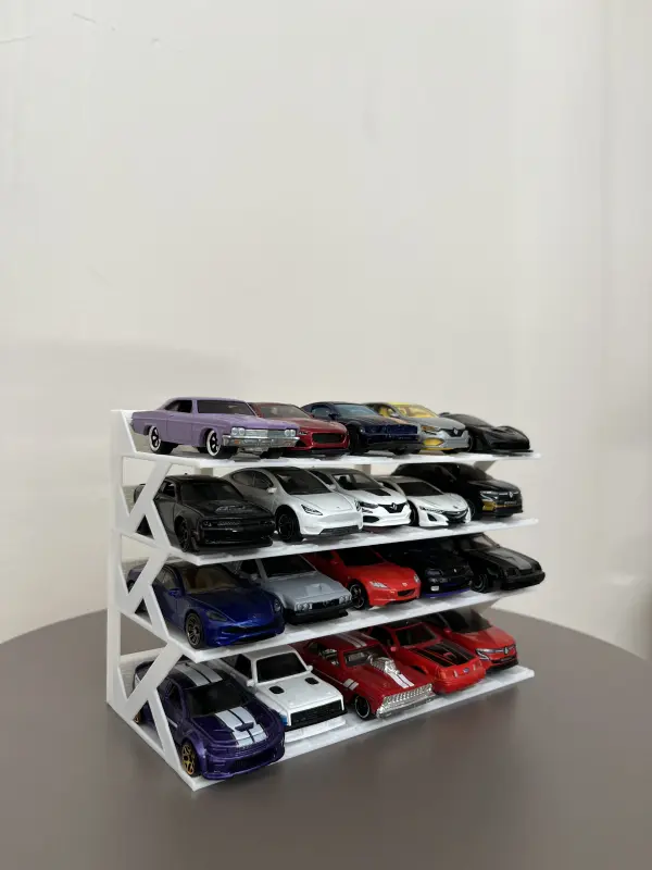 hotwheels 1/64 Ölçek Model Araç Standı 20 Araçlık Koleksiyon Sergileme Rafı (KİŞİSEL) 2