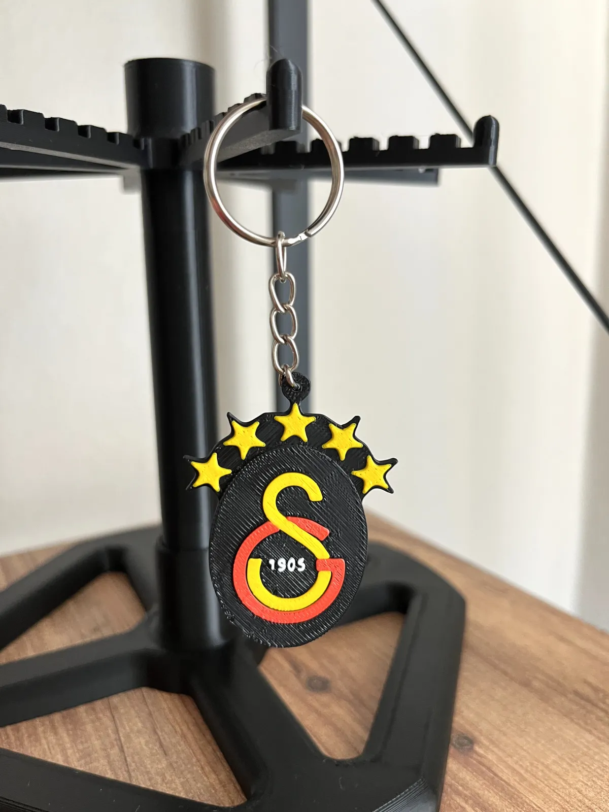 Siyah Galatasaray Logolu Anahtarlık - Görsel 2