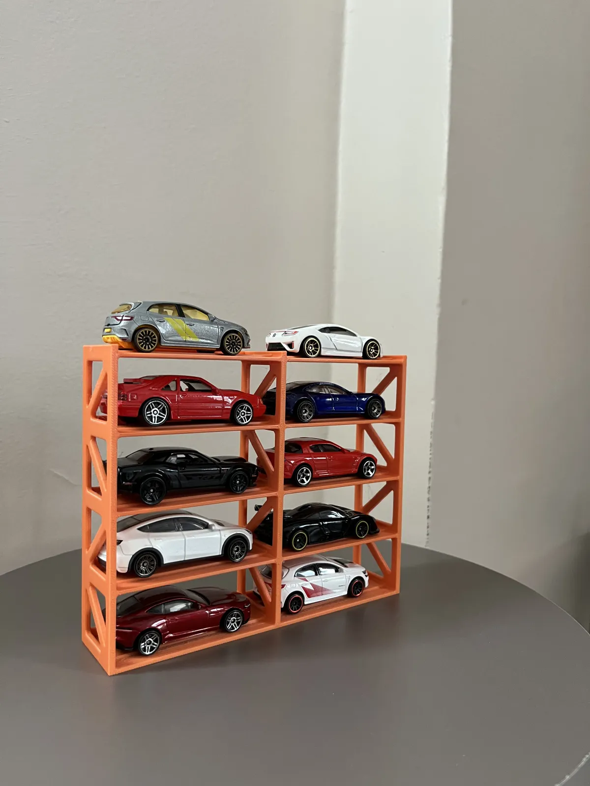 1/64 Diecast Araç Standı – 10 Araç Kapasiteli Özel Tasarım - Thumbnail 2