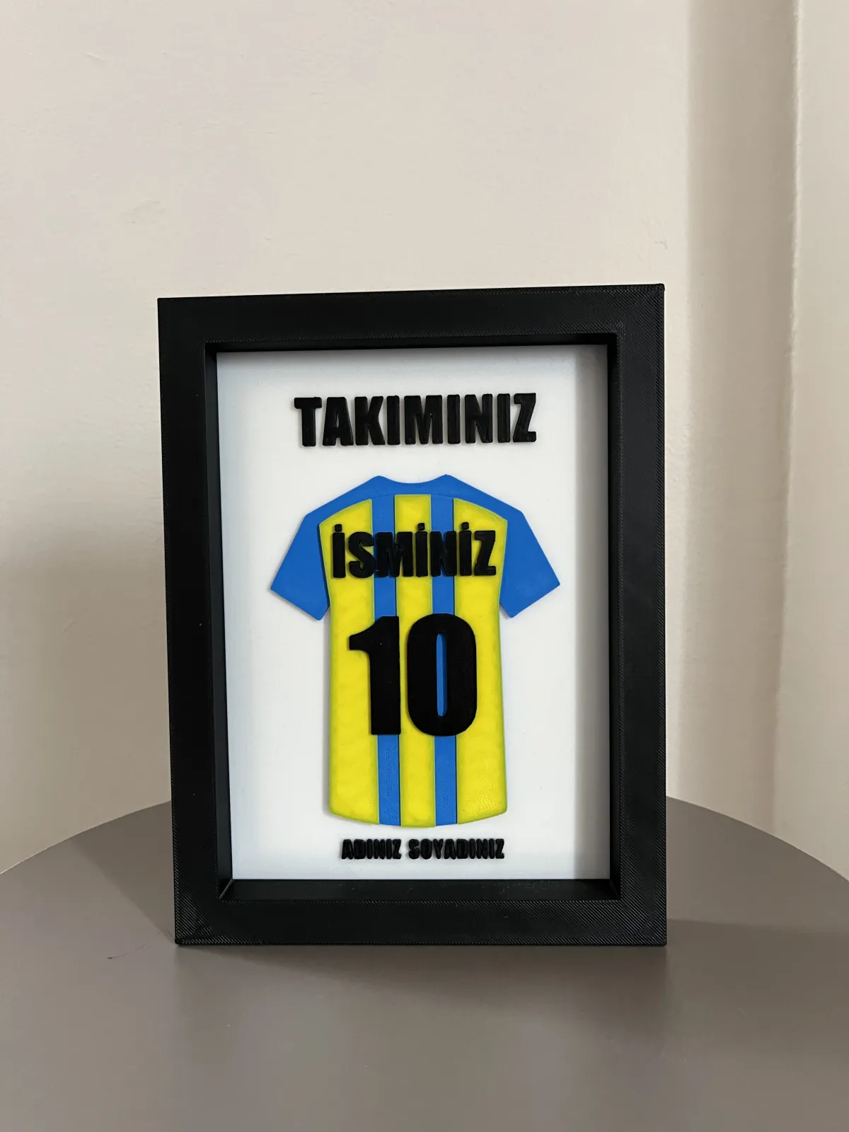 Kişiye Özel Taraftar Forma Çerçevesi