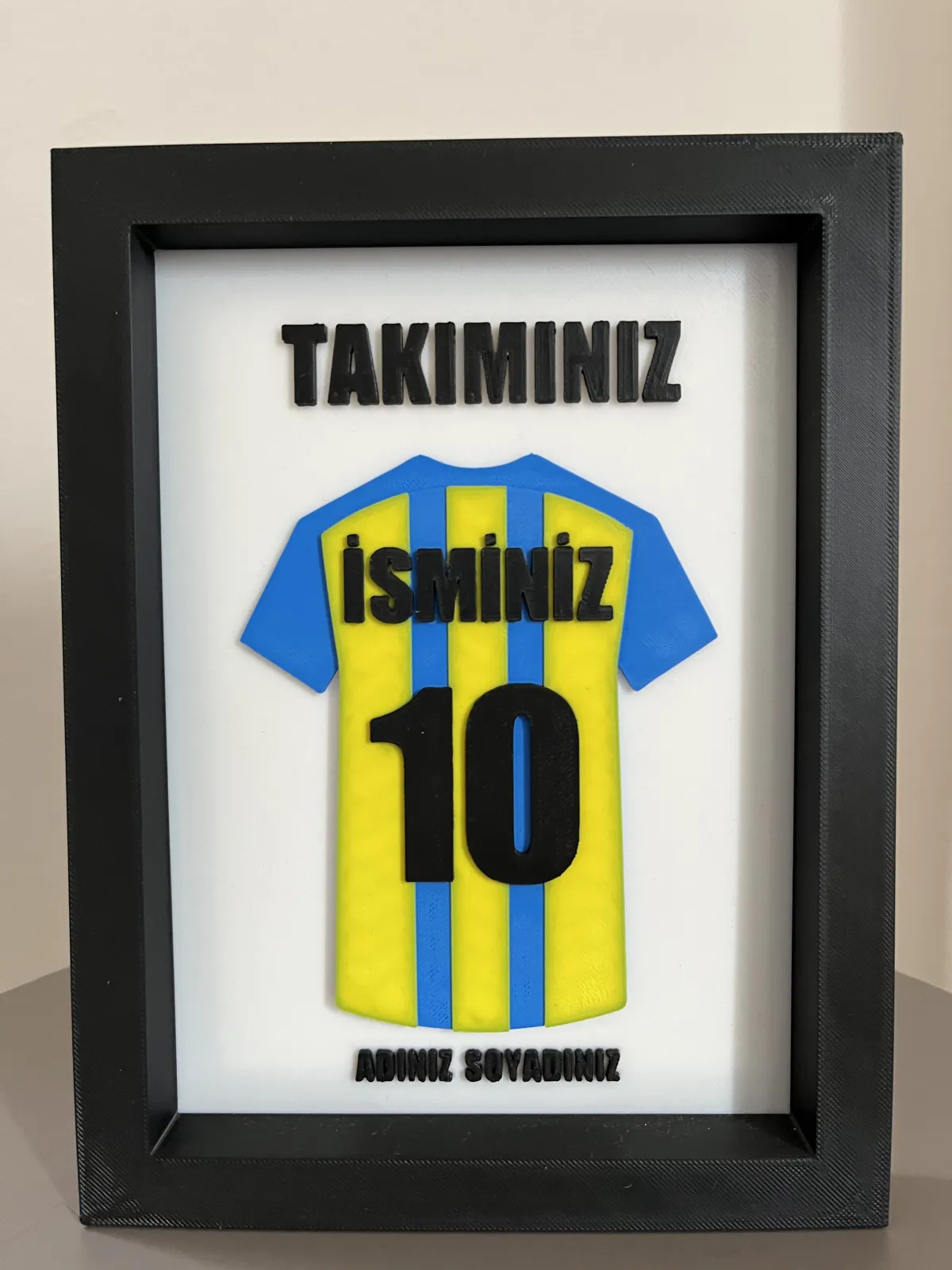 Kişiye Özel Taraftar Forma Çerçevesi - Thumbnail 2