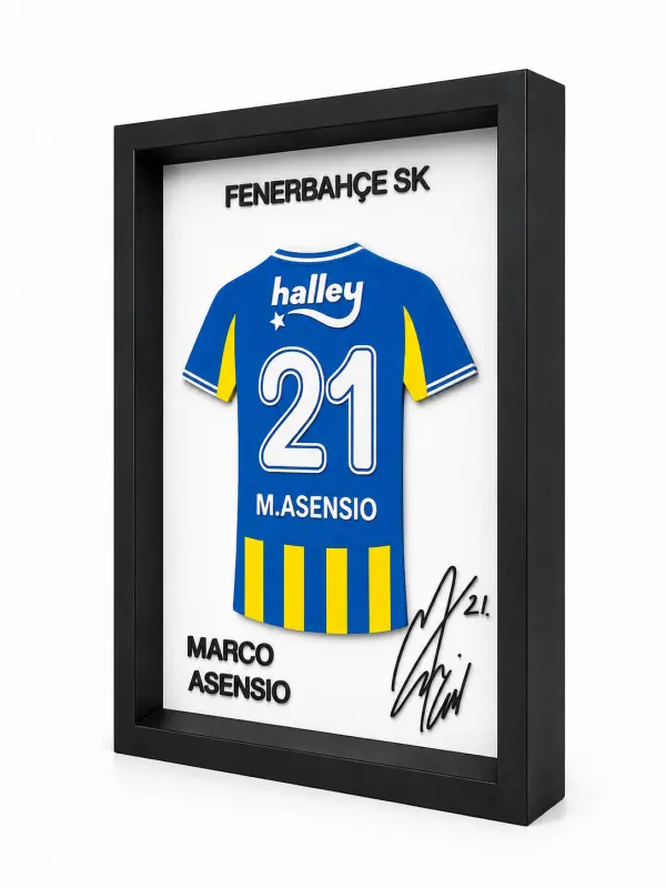 Fenerbahçe Marco Asensio İmzalı Forma Çerçevesi 3
