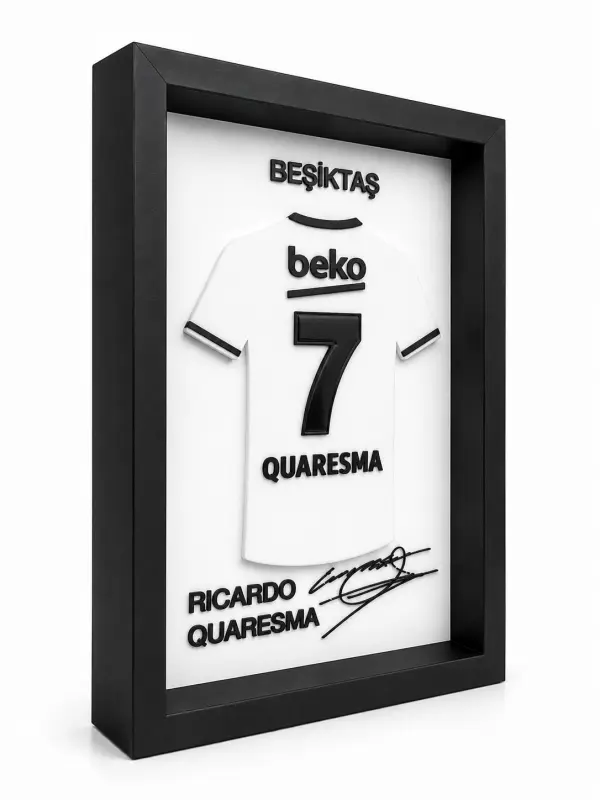 Beşiktaş Ricardo Quaresma İmzalı Forma Çerçevesi 2