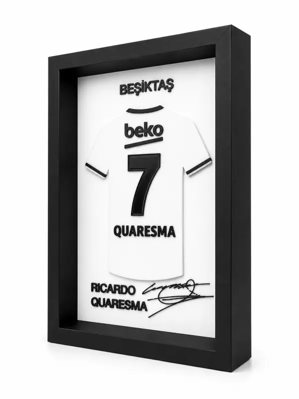 Beşiktaş Ricardo Quaresma İmzalı Forma Çerçevesi 3