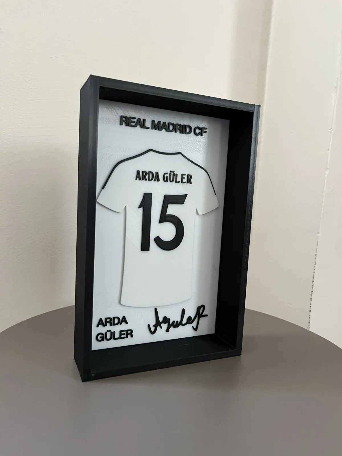 Real Madrid Arda Güler İmzalı Forma Çerçevesi - Görsel 4