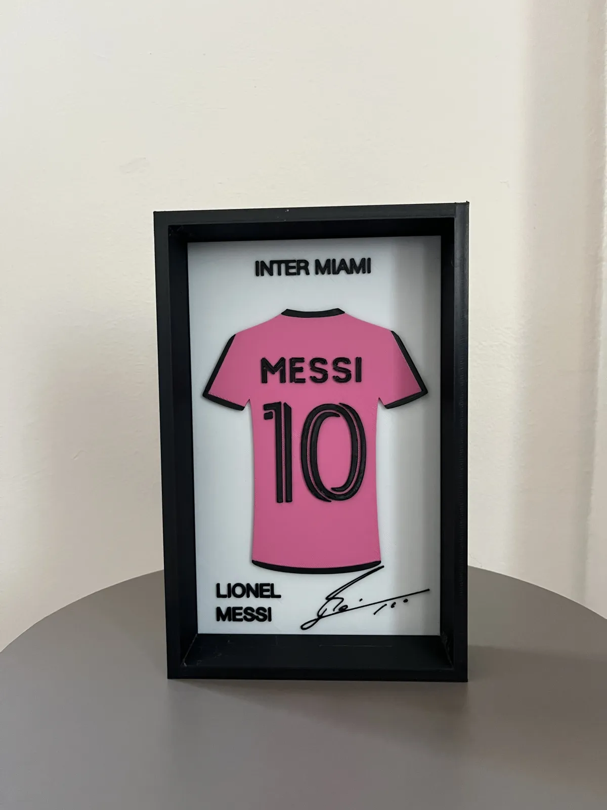 Inter Miami Lionel Messi Forma Çerçevesi - Görsel 4