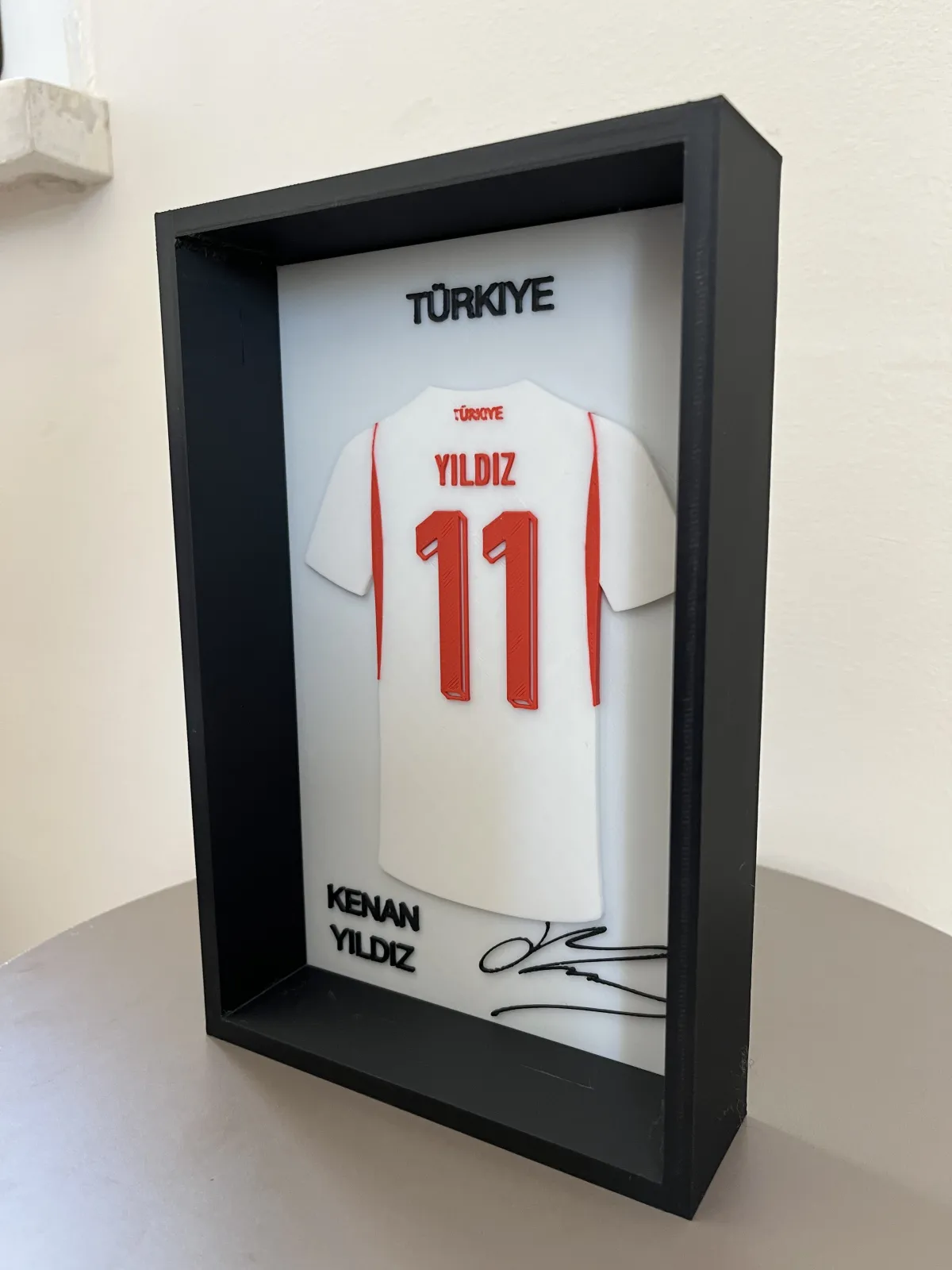 Türkiye Kenan Yıldız İmzalı Forma Çerçevesi 3