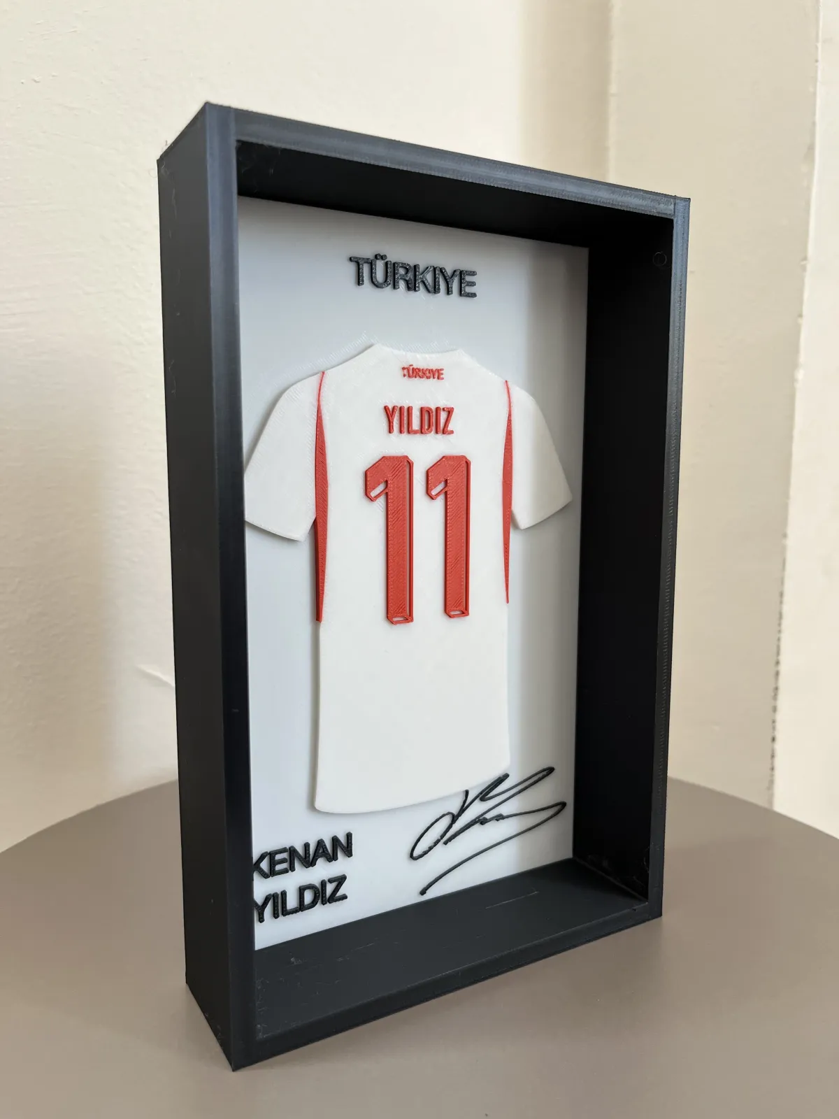 Türkiye Kenan Yıldız İmzalı Forma Çerçevesi 4