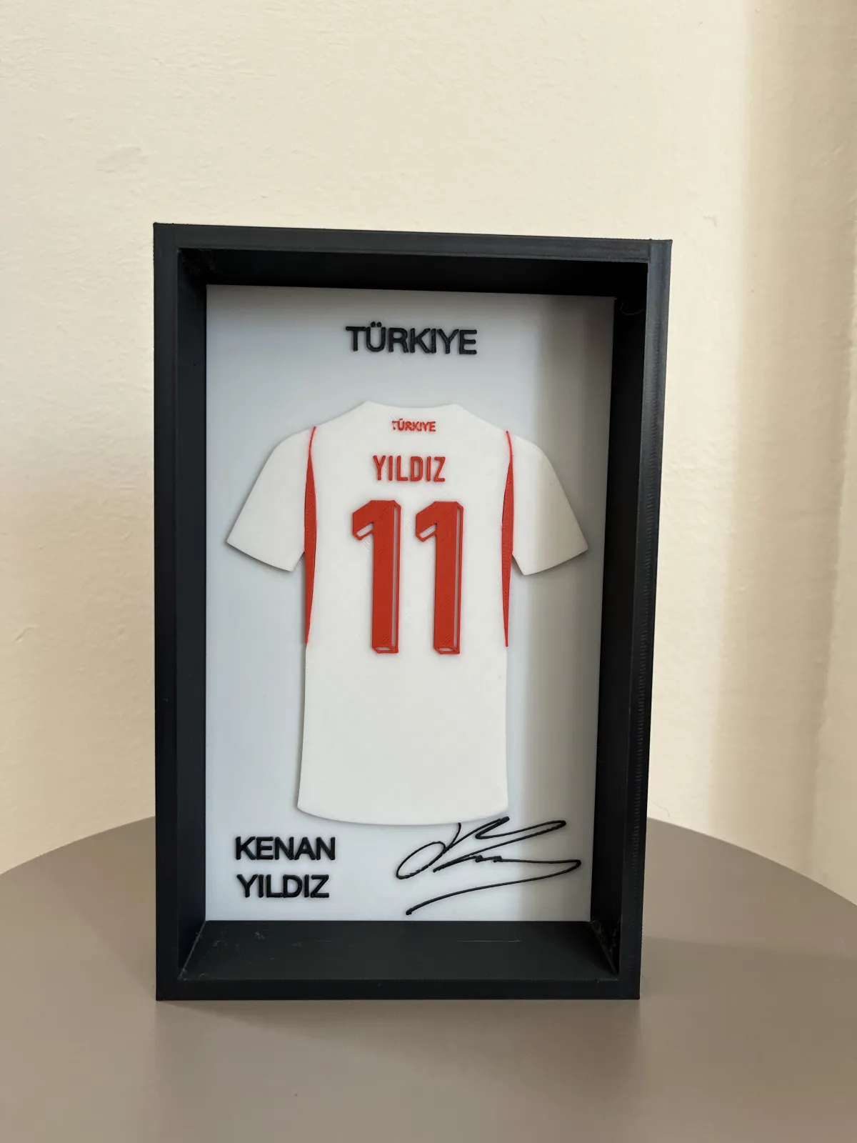 Türkiye Kenan Yıldız İmzalı Forma Çerçevesi 5