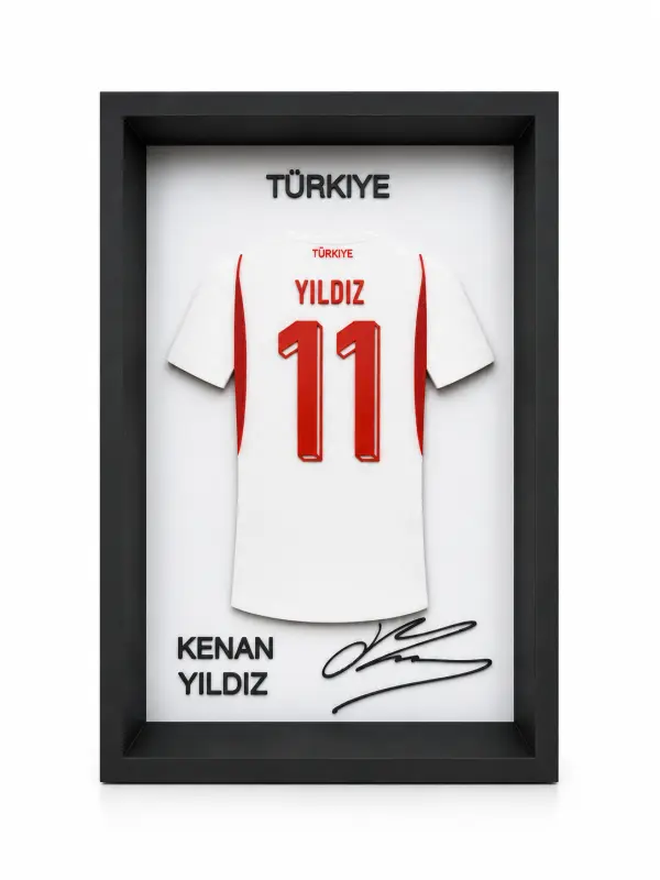 Türkiye Kenan Yıldız İmzalı Forma Çerçevesi 1