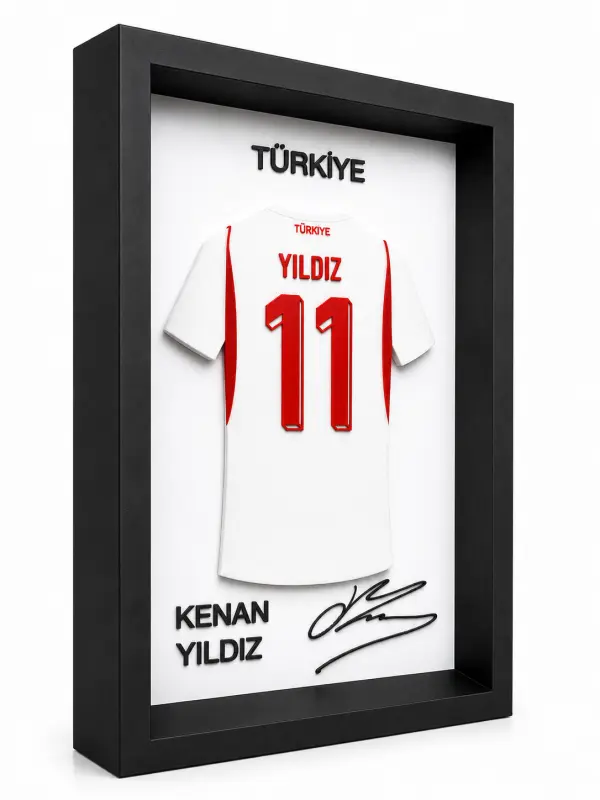 Türkiye Kenan Yıldız İmzalı Forma Çerçevesi 2